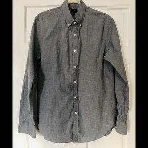 J. Crew Heathered Cotton button down